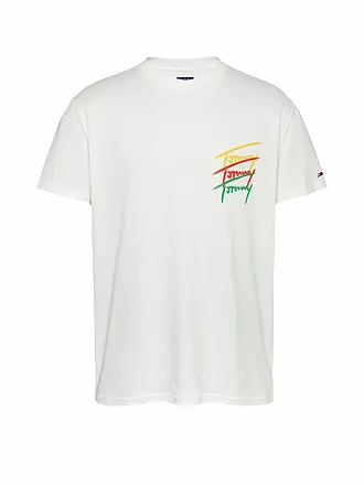 TOMMY JEANS | Camiseta
Produktname: T-Shirt
Marke: TOMMY JEANS
Farbe: dunkelblau
Kategorien: Mode,Herren

Ärmellänge: Kurzarm
Ausschnitt: Rundhalsausschnitt
Material: Jersey,Baumwolle
Musterung: Logo,Print
Passform (Oberbekleidung): Regular
Stil: Young Fashion | weiss